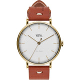 Vestal The Sophisticate Makers Edition Watch | Persimmom-Natural/Gold/White