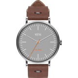 Vestal The Sophisticate Makers Edition Watch | Chocolate/Silver/Grey