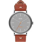 Vestal The Sophisticate Makers Edition Watch | Persimmom-Natural/Silver/Grey