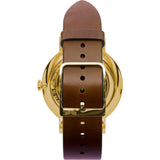Vestal The Sophisticate Italian Leather Watch | Light Brown/Gold/Black