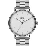 Vestal The Sophisticate 3-Link Metal Watch | Silver/White