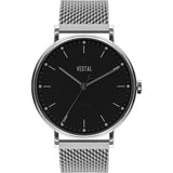 Vestal The Sophisticate Metal Watch | Silver/Black/Mesh