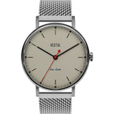 Vestal The Sophisticate Metal Watch | Silver/Metallic White/Mesh