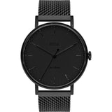 Vestal The Sophisticate Metal Watch | Black/Mesh
