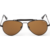 Randolph Engineering Sportsman Matte Black Sunglasses | Tan PC Skull 57MM SP72412-PC