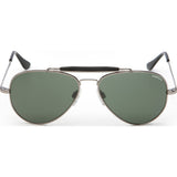 Randolph Engineering Sportsman Gunmetal Sunglasses | AGX Glass Skull 57MM SP7R414