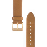 squarestreet SQ31 Aluminum Off-White Watch | Gold/Camel Leather SQ31 AS-01