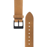 squarestreet SQ31 Aluminum Off-White Watch | Black/Camel Leather SQ31 AS-05