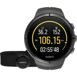 Suunto Spartan Ultra Multisport GPS Watch HR Bundle | Stealth Titanium SS022656000