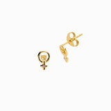 Awe Inspired Woman Power Stud Earring