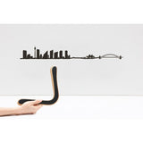 The Line City Skyline Wall Art Silhouette