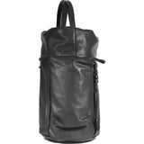 Cote&Ciel Saar Alias Medium Cowhide Leather Tote | Agate Black 28462