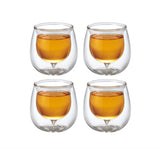 JIA Inc Family Belongings HULU Liquor 4-Piece Glass