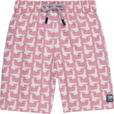 Tom & Teddy Men's Seagull Swim Trunk | Sea Pink / 2XL