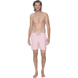 Tom & Teddy Men's Seagull Swim Trunk | Sea Pink / XL