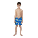 Tom & Teddy Boy's Seahorse Swim Trunk | Navy/Pale Green