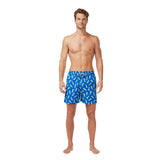 Tom & Teddy Men's Seahorse Swim Trunk | Navy/Pale Green