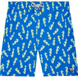 Tom & Teddy Men's Seahorse Swim Trunk | Navy/Pale Green