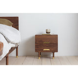 Kalon Simple Wood Side Table | Walnut 803-W-WS