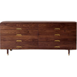 Kalon Simple Wood Dresser | Walnut 805-W-WS