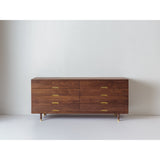 Kalon Simple Wood Dresser | Walnut 805-W-WS