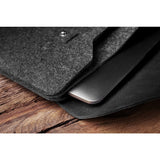 Mujjo Sleeve for the 12" Macbook | Black MUJJO-SL-078-BK