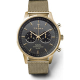 Triwa Smoky Nevil Gold Watch | Gold Mesh NEST117-ME21313