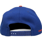 Chrome Mets Snapback Hat | Blue/Orange