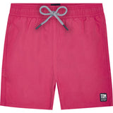 Tom & Teddy Boy's Solid Swim Trunk | Hot Pink