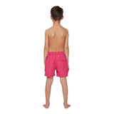 Tom & Teddy Boy's Solid Swim Trunk | Hot Pink
