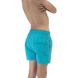 Tom & Teddy Solid Swim Trunk | Pool Blue / 3-4