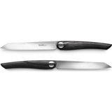 Nesmuk Soul Steak Knife Set of Two Bog Oak