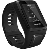 TomTom Spark 3 Cardio + Music GPS Fitness Watch & Headphone Bundle | Black