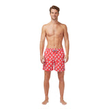 Tom & Teddy Men's Starfish Swim Trunk | Rose/Blue