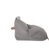 Wild Design Lab Sterling Bean Bag Chair Cover | Wool Grey BBCSG