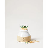 Farmhouse Pottery Milk Bottle Match Striker