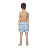 Tom & Teddy Boy's Stripe Swim Trunk | Ocean