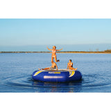 Aquaglide Supertramp 14 Inftable Trampoline w/ Swimstep | Yellow/Blue/White 58-5209106