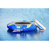 Aquaglide Supertramp 17 Inftable Trampoline w/ Swimstep | Yellow/Blue/White 58-5209102