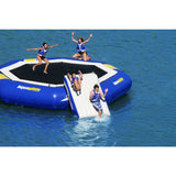 Aquaglide Supertramp 23 Inftable Trampoline w/ Swimstep | Yellow/Blue/White 58-5209103