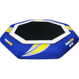 Aquaglide Supertramp 23 Inftable Trampoline w/ Swimstep | Yellow/Blue/White 58-5209103