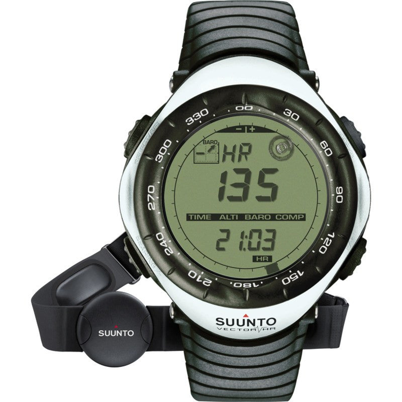 Suunto Vector HR Outdoor Watch White SS015300000 – Sportique