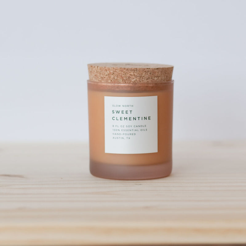Slow North Tumbler Candle | Sweet Clementine
