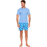 Tom & Teddy Men's T-Shirt | Chambray Blue