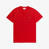 Lacoste Men's V-neck Pima Cotton Jersey T-shirt