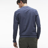 Lacoste Long Sleeve Men's Fleece T-Shirt | Navy Blue Chine