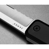 The James Brand Ellis Folding Knife | Black/Stainless Serrated KN105101-01