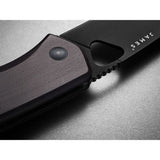 The James Brand Folsom Folding Knife | Ebony/Black Straight KN102121-00