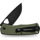 The James Brand Folsom Folding Knife | Green/Black Straight KN102119-00