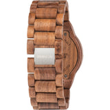 WeWood Leo Leather US Nut Wood Watch | Walnut WLLNUS
